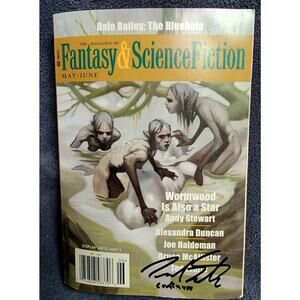 Magazine of Fantasy & Science Fiction Signed by Ted White May June 2013